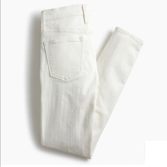 J.Crew 10" highest-rise skinny jean in white denim school preppy NWT - Picture 3 of 7